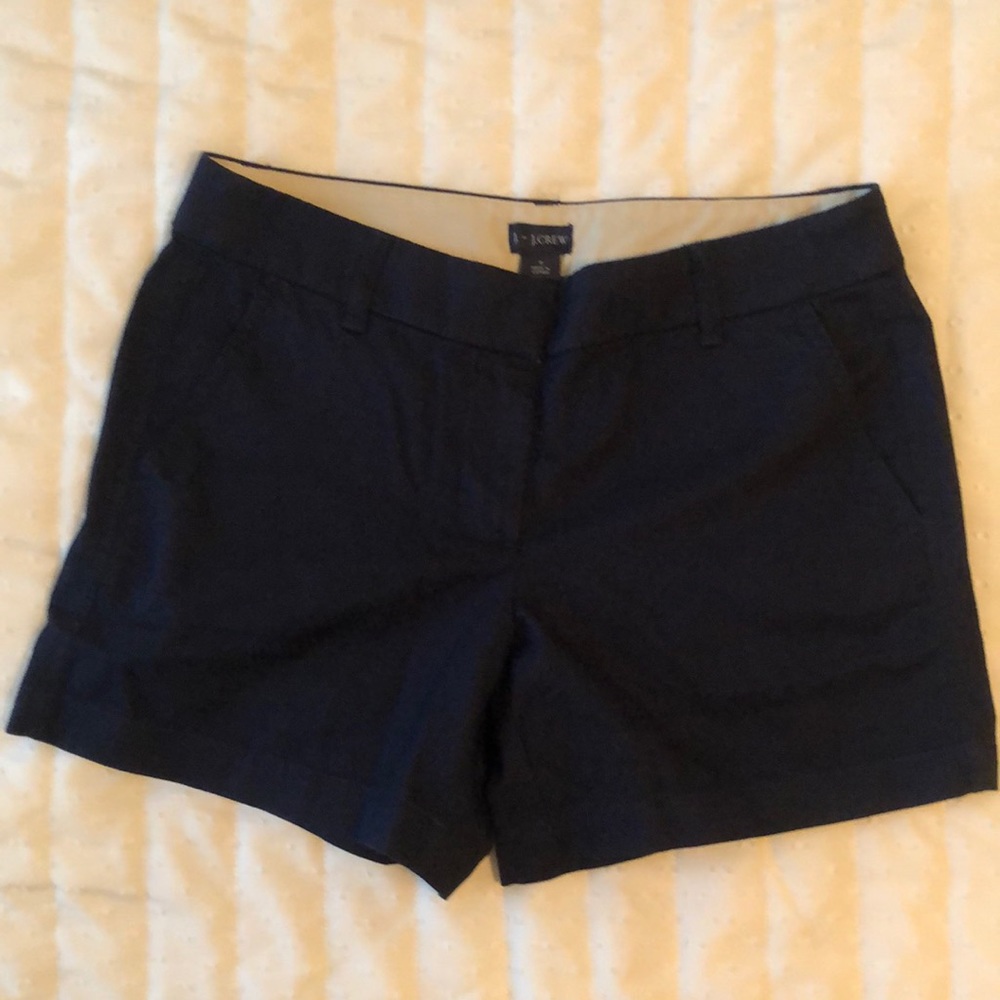 J Crew Navy Chino 4” Short Size 4, NWOT
